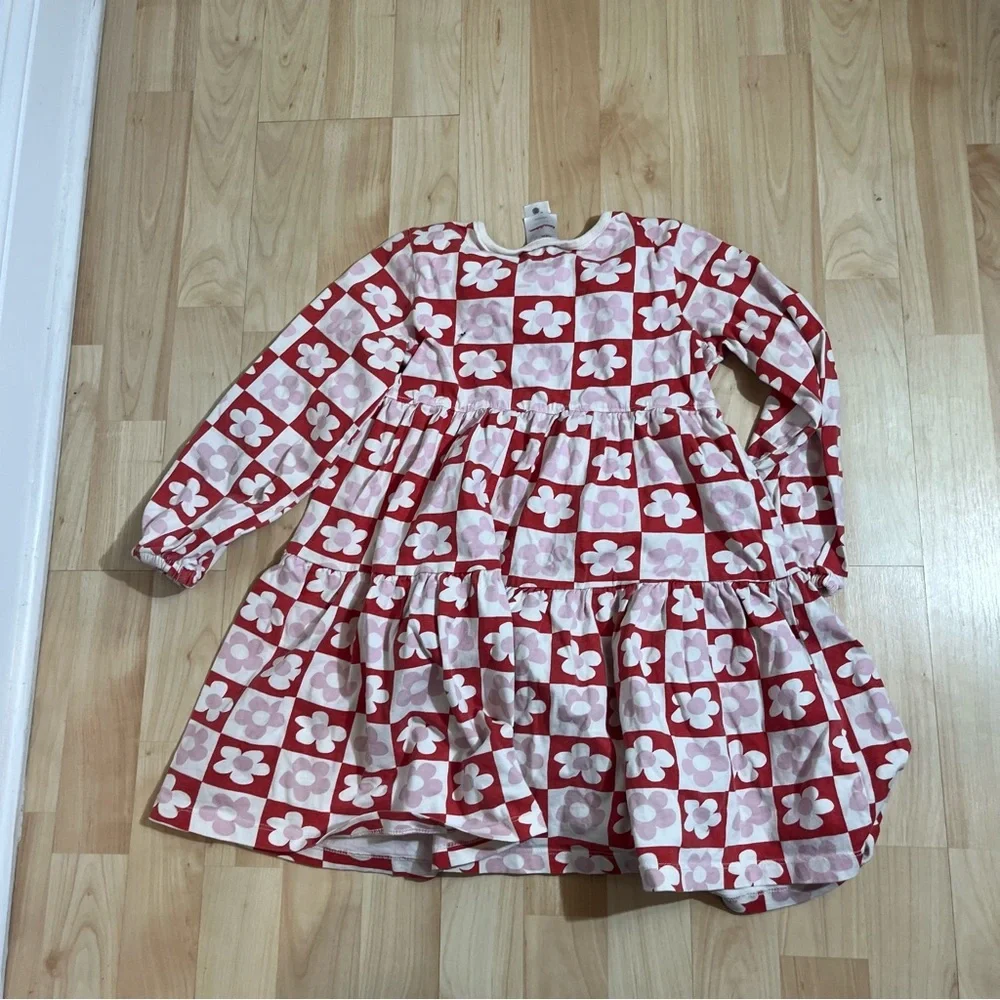 Hanna Andersson Girls Twirl Power Dress Long Sleeve 5 - Picture 3 of 3